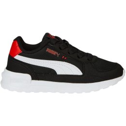 Buty dla dzieci Puma Graviton AC PS czarno-czerwone 381988 11 30