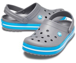 Crocs Crocband Chodaki Unisex Szary, Niebieski, Biały