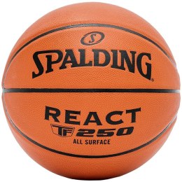 Piłka koszykowa Spalding React TF-250 rozm. 5 brązowa 76803Z 5