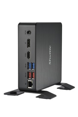 Shuttle NC40U5 komputer typu barebone 0.84L sized PC Czarny i5-1235U Intel SoC