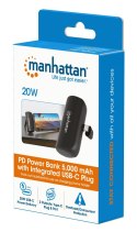 Manhattan 102612 bank mocy Litowo-jonowa (Li-Ion) 5000 mAh Czarny