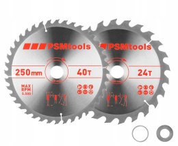 Kpl dwóch tarcz hm 250x30mm 24/40z