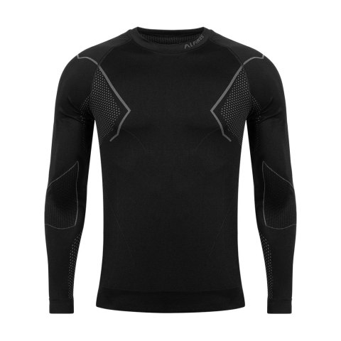 Bluza termoaktywna męska Alpinus Active Base Layer czarno-szara GT43189 S