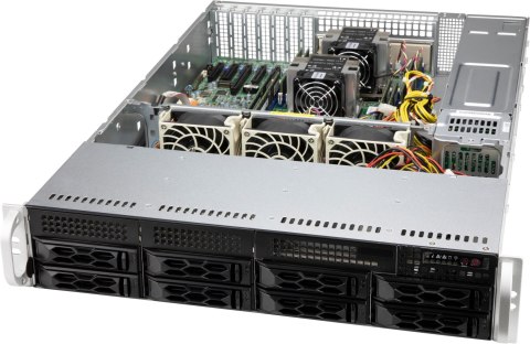 Supermicro CSE-LA25TQC-R609LP zabezpieczenia & uchwyty komputerów Stojak Czarny 600 W