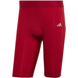 Spodenki męskie adidas Techfit Aeroready Short Tights czerwone HP0616 L