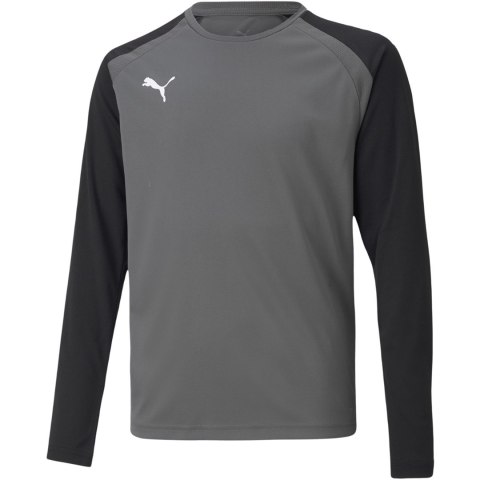 Bluza bramkarska dla dzieci Puma teamPACER GK LS Jersey szara 704939 43 140cm