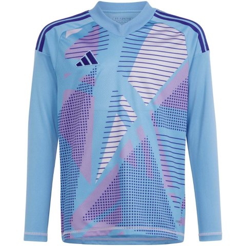 Koszulka bramkarska dla dzieci adidas Tiro 24 Competition Long Sleeve Goalkeeper niebieska IN0434 164cm