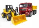 BRUDER Construction truck with articulated road loader