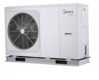 Pompa ciepła Midea M-Thermal 12kW typu Monoblok, 3-fazowa R32