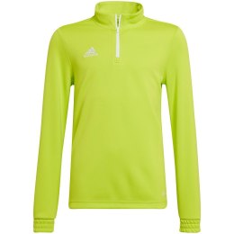 Bluza dla dzieci adidas Entrada 22 Training Top limonkowa HC5060 116cm