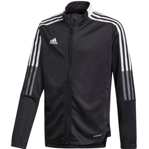 Bluza dla dzieci adidas Tiro 21 Track Jacket Youth czarna GM7314 116cm