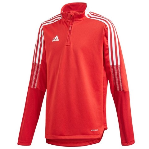 Bluza dla dzieci adidas Tiro 21 Training Top Youth czerwona GM7323 140cm