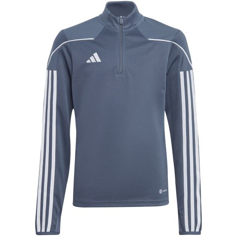 Bluza dla dzieci adidas Tiro 23 League Training Top szaro-biała HS3491 152cm