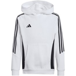 Bluza dla dzieci adidas Tiro 24 Hooded Sweat biała IR7506 116cm