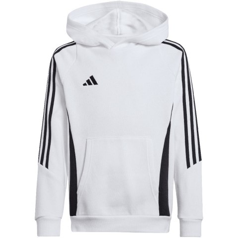 Bluza dla dzieci adidas Tiro 24 Hooded Sweat biała IR7506 116cm