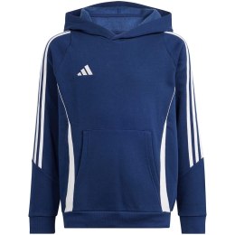 Bluza dla dzieci adidas Tiro 24 Hooded Sweat granatowa IR7504 140cm