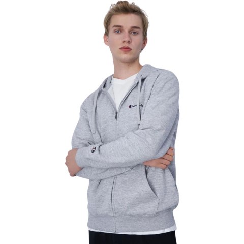 Bluza męska Champion Full Zip Hoodie szara 220260 EM021 L