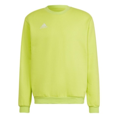 Bluza męska adidas Entrada 22 Sweat Top limonkowa HC5049 L