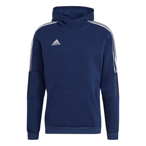 Bluza męska adidas Tiro 21 Sweat Hoody granatowa GH4464 L