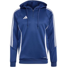 Bluza męska adidas Tiro 24 Training Hooded niebieska IR9398