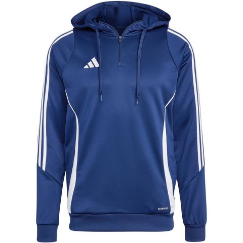 Bluza męska adidas Tiro 24 Training Hooded niebieska IR9398