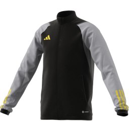 Bluza dla dzieci adidas Tiro 23 Competition Training czarno-szara HU1313