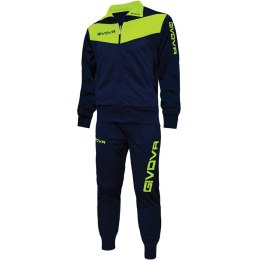 Dres Givova Tuta Visa Fluo granatowo-zielony TR018F 0419 S