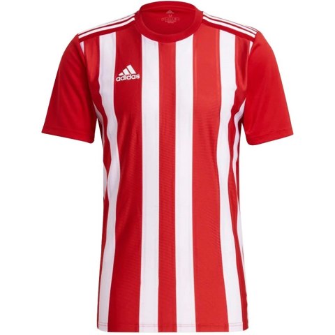 Koszulka męska adidas Striped 21 Jersey czerwono-biała GN7624 XL