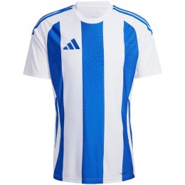 Koszulka męska adidas Striped 24 Jersey biało-niebieska IW2144 L