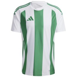 Koszulka męska adidas Striped 24 Jersey biało-zielona IW2148 M