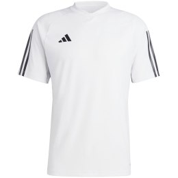 Koszulka męska adidas Tiro 23 Competition Jersey biało-czarna IC4565 S