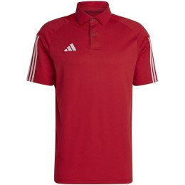 Koszulka męska adidas Tiro 23 Competition Polo czerwona HI3049 L