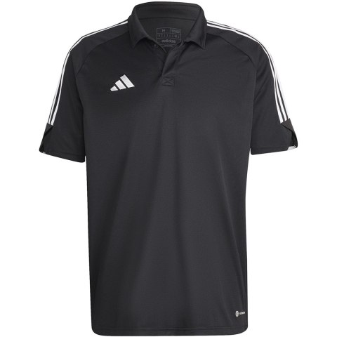 Koszulka męska adidas Tiro 23 League Polo czarna HS3578 XL