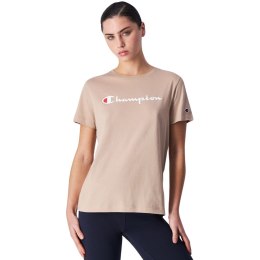 Koszulka damska Champion SS Tee beżowa 117534 MS079 XL