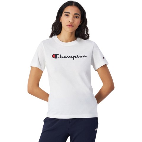 Koszulka damska Champion SS Tee biała 117534 WW001 L