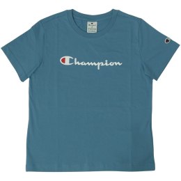 Koszulka damska Champion SS Tee niebieska 117534 BS099 S