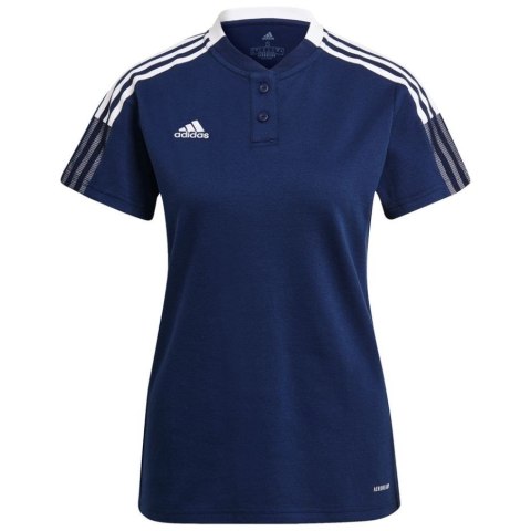 Koszulka damska adidas Tiro 21 Polo W granatowa GK9674 XL