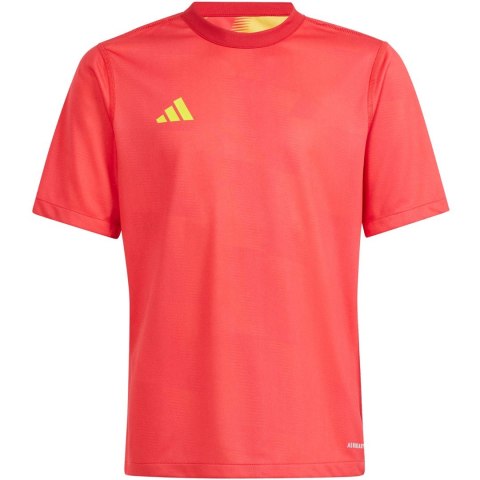 Koszulka dla dzieci adidas Reversible 24 dwustronna pomarańczowa IN8129 140cm