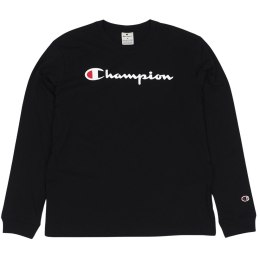 Koszulka męska Champion Crewneck Long Sleeve czarna 220257 KK001 2XL