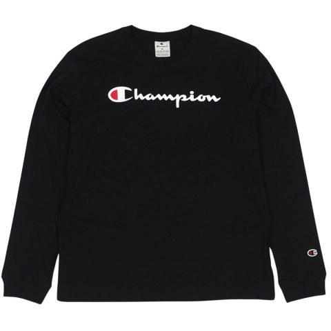 Koszulka męska Champion Crewneck Long Sleeve czarna 220257 KK001 M