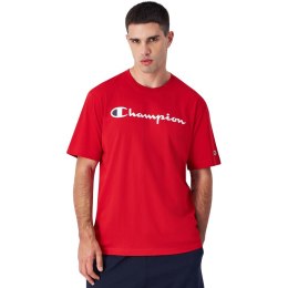 Koszulka męska Champion SS Tee czerwona 220256 RS054 XL