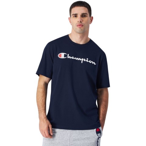 Koszulka męska Champion SS Tee granatowa 220256 BS501 2XL