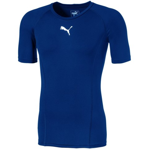 Koszulka męska Puma LIGA Baselayer SS niebieska 655918 02 L