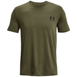 Koszulka męska Under Armour Sportstyle Left Chest SS khaki 1326799 390 S