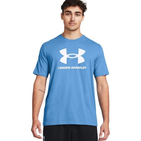 Koszulka męska Under Armour Sportstyle Logo niebieska 1382911 444 M