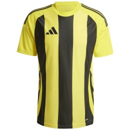 Koszulka męska adidas Striped 24 Jersey żółto-czarna IW2146 XL