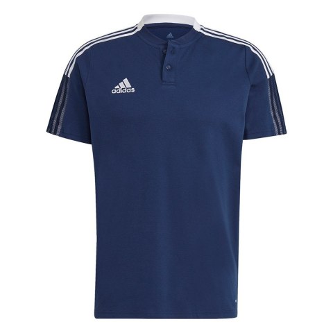 Koszulka męska adidas Tiro 21 Polo granatowa GH4462 S