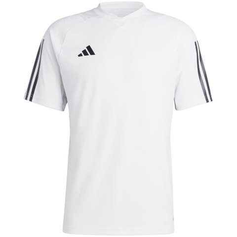 Koszulka męska adidas Tiro 23 Competition Jersey biało-czarna IC4565 2XL