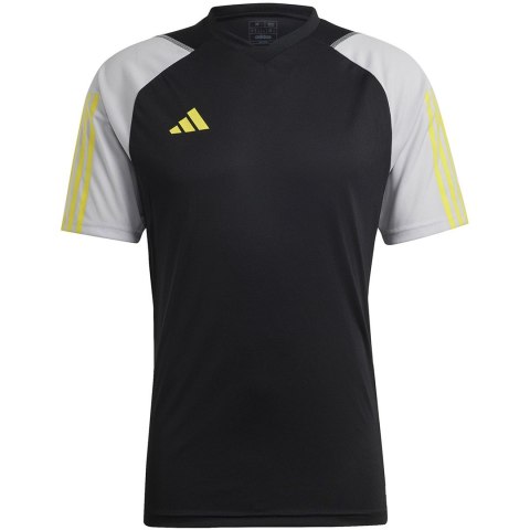 Koszulka męska adidas Tiro 23 Competition Jersey czarno-szara HU1295 L