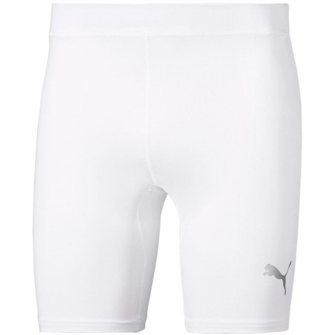 Spodenki męskie Puma LIGA Baselayer Short Tight białe 655924 04 S